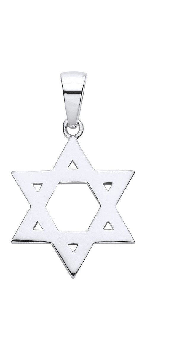 Sterling Silver Star of David Pendant – Timeless Symbol of Faith - Samuel Perry
