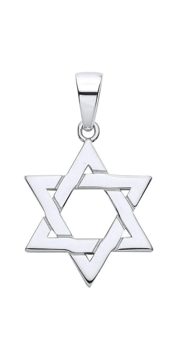 Sterling Silver Star of David Pendant – Timeless Symbol of Faith - Samuel Perry