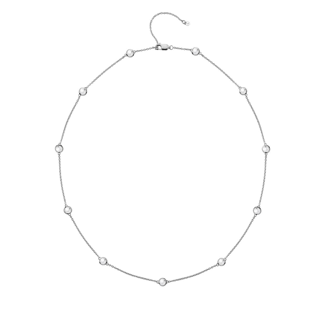 Tender White Topaz Intermittent Necklace - 45cm - Samuel Perry