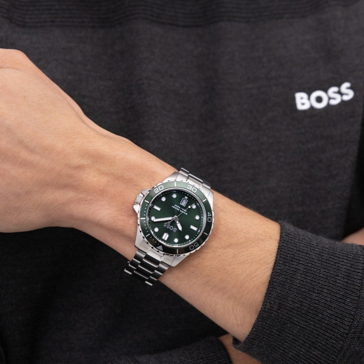 Troper 42mm Mens Watch Black - Samuel Perry