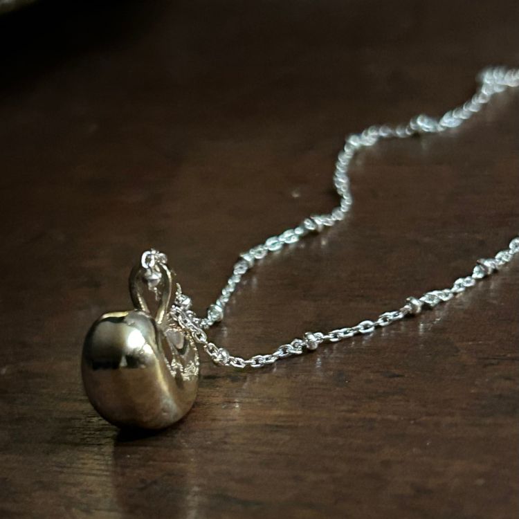 You and Me Puffy Heart Necklace - Samuel Perry